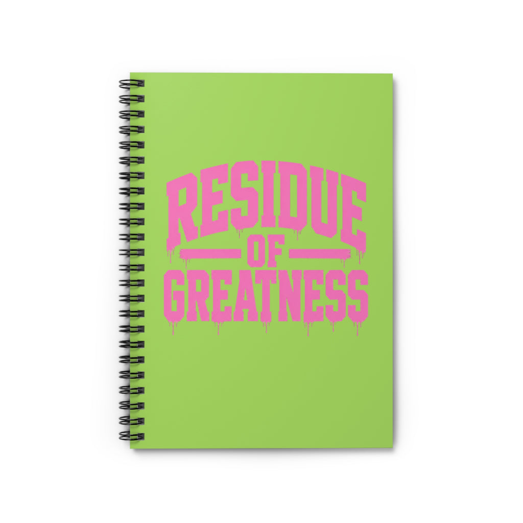 Residue of Greatness Spiral Notebook
