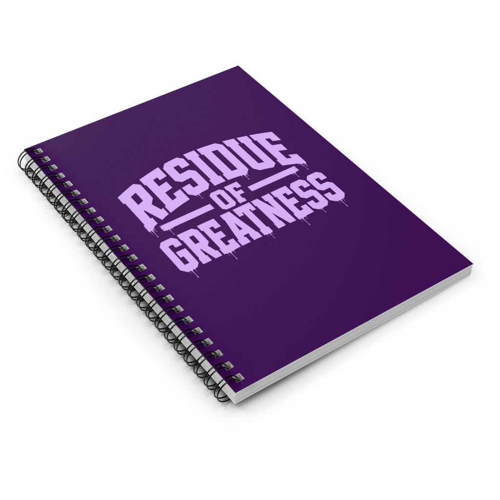 Residue of Greatness Spiral Notebook