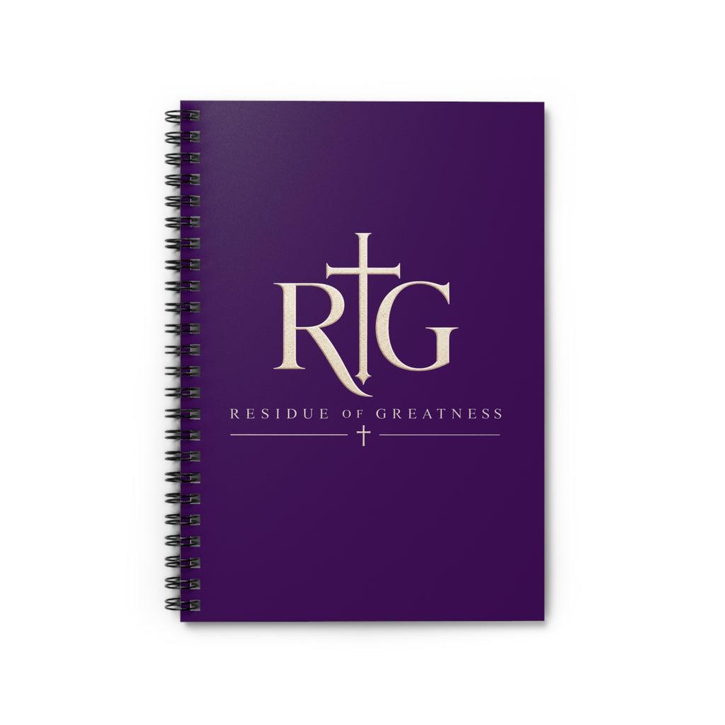 Signature Residue of Greatness Spiral Notebook