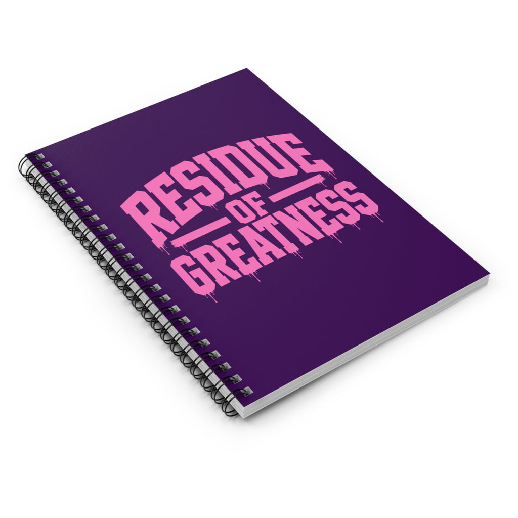Residue of Greatness Spiral Notebook