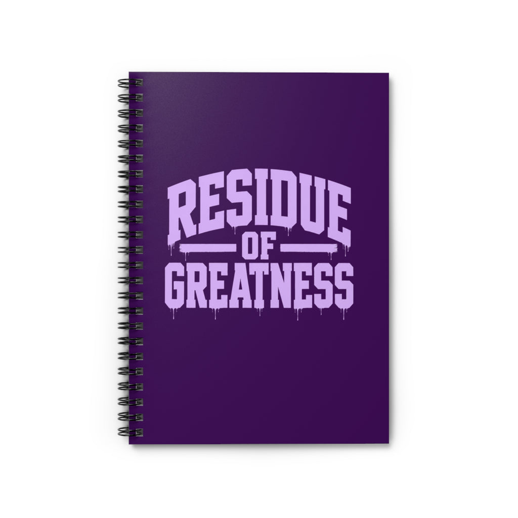 Residue of Greatness Spiral Notebook
