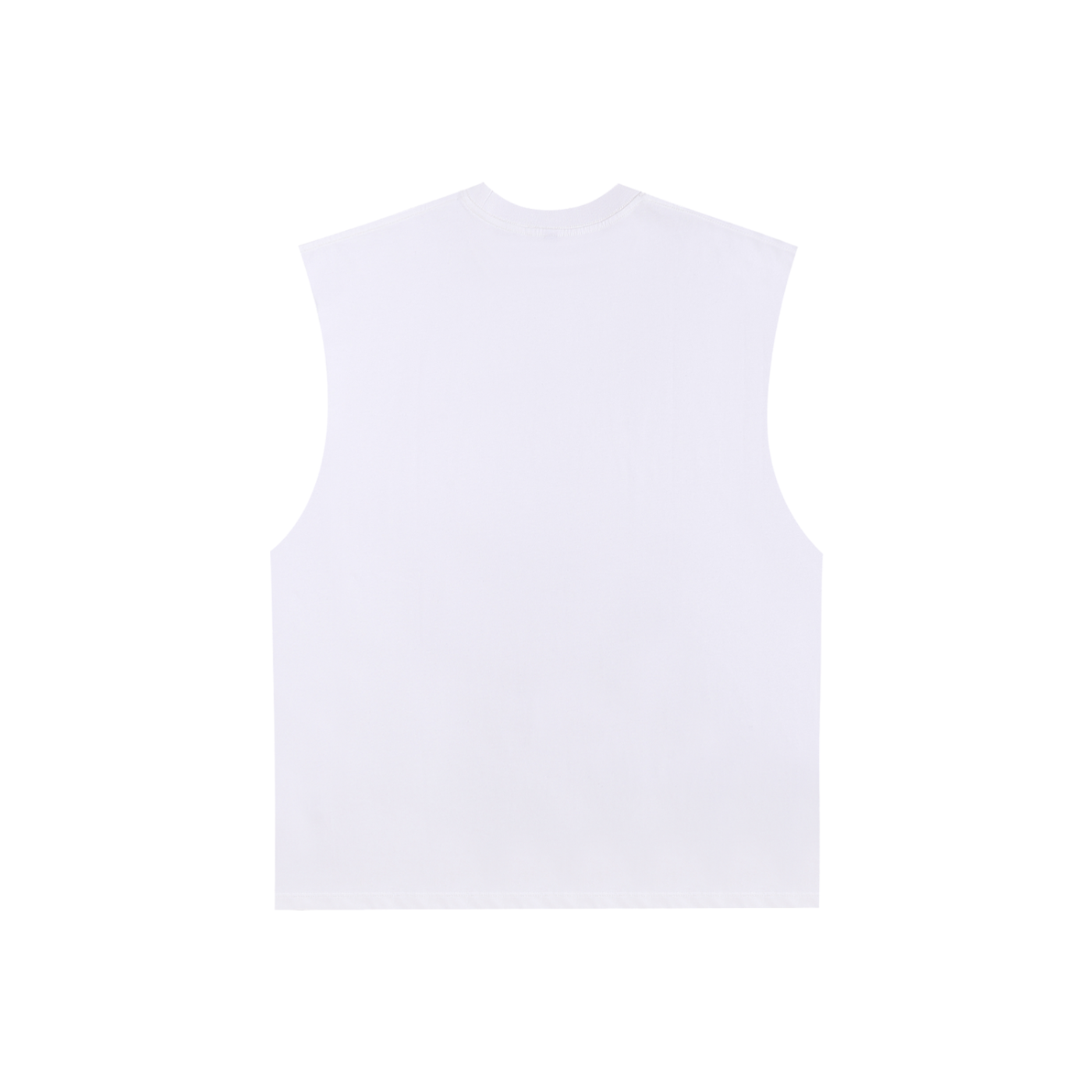 UnisexRaw Edge Cotton Tank Top